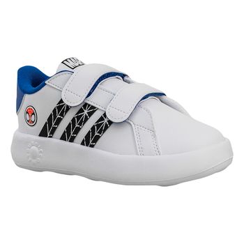 Tenis-Branco-e-Azul-Kids-Marvel-Spider-man-|-Adidas-Tamanho--22---Cor--BRANCO-0